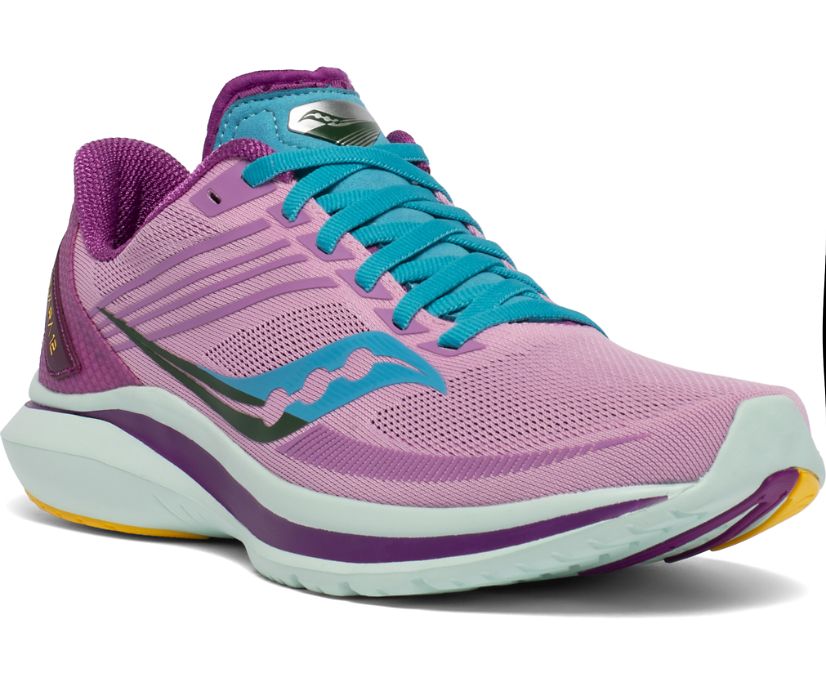 Saucony Kinvara 12 Women's Running Shoes Pink / Blue | AU 171GSOL